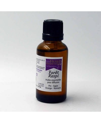 Forêt-Respi mélange d'huiles essentielles 30ml anti rhume et toux
