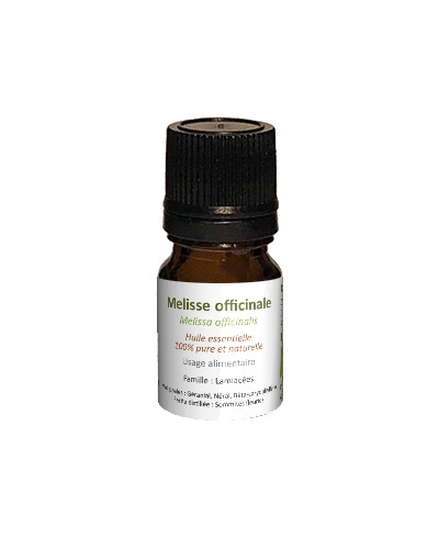 Huile Essentielle Bio de Mélisse officinale